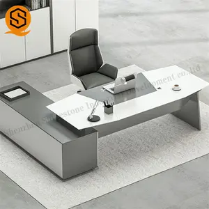 2023 nouveauté prix usine directeur patron meubles I forme haut de gamme moderne mode MDF Style bureau exécutif