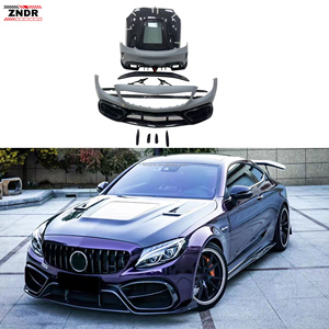 ชุดแต่ง C63 IMP สำหรับ Mercedes C63 Coupe AMG Facelift สภาพใหม่ C205/C63 Coupe กันชน สเกิร์ตข้าง สปอยเลอร์หลัง ฝากระโปรงเครื่องยนต์ - Product Image 1