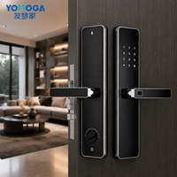 Cerradura Biométrica Inteligente Yomoga de Aleación de Zinc para Muebles y Puertas, con Huella Digital, Tarjeta RFID, WiFi y App, para Uso en Hoteles y Centros Comerciales