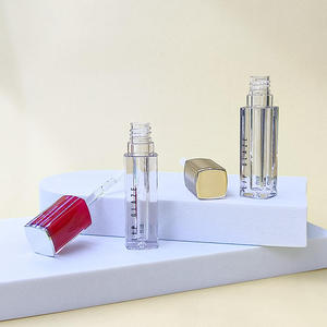 Nuevo Tubo de Brillo Labial Transparente de Lujo con Logotipo Personalizado 2026, con Aplicador Grande, para Empaque de Brillo Labial Líquido de Marca Privada - Product Image 3