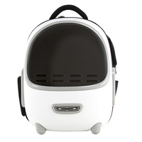 Sac de transport portable pour animaux de compagnie, capsule spatiale respirante pour chat, sac à bandoulière grande capacité 5 kg