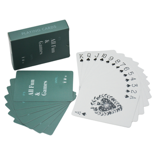 Không thấm nước chơi thẻ với hộp phía trước và trở lại in ấn logo vàng Giấy PVC nhựa trò chơi tùy chỉnh Poker chơi thẻ - Product Image 6