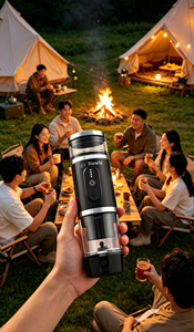 <span class=keywords><strong>Cafetera</strong></span> Portátil Inalámbrica Newle 2026, <span class=keywords><strong>Cafetera</strong></span> de Cápsulas 4 en 1, Mini Espumador de Leche, 20 Bares, con Carga USB - Product Image 4