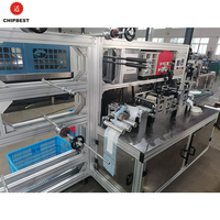 Machine automatique de fabrication de serviettes hygiéniques pour femmes CHIPBEST, haute capacité 80-120 pièces/min, avec roulement et moteur, pour petites entreprises
