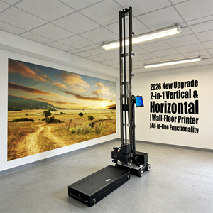 2026 Wand- und Bodendrucker <span class=keywords><strong>2</strong></span>-in-1 Tragbarer 3D 5D 7D 8D Multi-Effekt Eco-Solvent Wanddrucker für Veranstaltungen & Direktdruck auf Wände - Product Image 1
