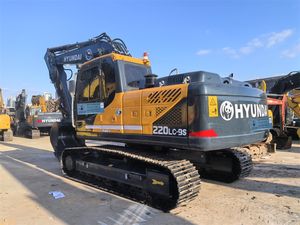 Hyundai-Excavadora de orugas usada de 22 toneladas, con 1 año de garantía, bomba de motor, componentes de motor, precio barato - Product Image 3