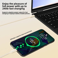 Nouveau câble tressé Type-C 65W à charge rapide, cordon de charge Type C vers Type C pour iPhone 15 16 17 Pro Max, idéal pour la maison, le bureau et les voyages
