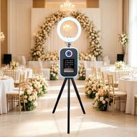 Photomaton moderne sans fil pour iPad et appareil photo reflex numérique avec hauteur réglable pour la photographie