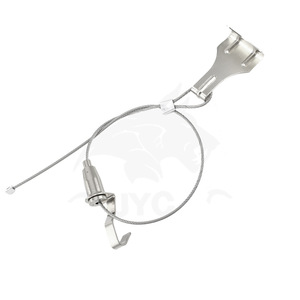 Stainless Steel Wire Rope Hanging Kit With Adjustable S <strong>Hook</strong> And Heavy Duty Hanging <strong>Hook</strong> For Industrial Suspension Systems - Product Image 2