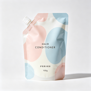 Pochette à bec verseur écologique personnalisée de 400 ml, sac d'emballage liquide en aluminium recyclable, OEM/ODM accepté pour shampoing/lotion - Product Image 3