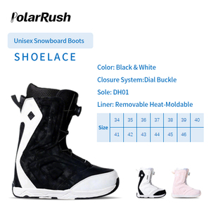 Bottes de snowboard chaudes pour l'hiver avec doublure thermoformable amovible pour les stations de <span class=keywords><strong>ski</strong></span> en montagne, sports de <span class=keywords><strong>ski</strong></span> en plein air - Product Image 2
