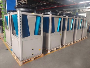 ปั๊มความร้อนแบบใช้ลมเป็นแหล่งพลังงาน รุ่น R410A ประสิทธิภาพสูง สำหรับโรงงานในจีน  กำลังไฟ 100KW 130KW 160KW พร้อมฟังก์ชั่นทำความร้อนและความเย็น - Product Image 2