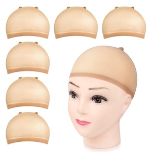Vente en gros de bonnets de perruque HD personnalisés, 6 pièces/sac, multicolores, extensibles, respirants, en nylon, pour femmes - Product Image 1