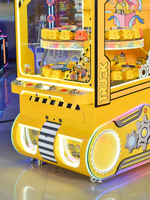 Machine de jeu à monnayeur en forme de char, avec peluche double couche, pour la distribution de cadeaux, machine à grue d'arcade et machine de boxe ludique