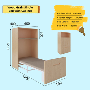 Cama <span class=keywords><strong>Litera</strong></span> Plegable de Alta Calidad para Niños Pequeños, Construcción de MDF Cómoda para la Siesta en Guarderías, Escuelas y Apartamentos - Product Image 2