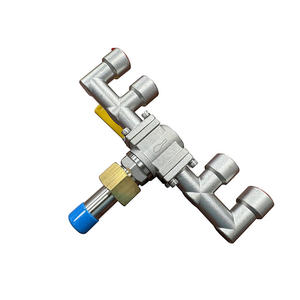 Válvula desviadora de 5 vías para oxígeno criogénico hidrógeno Gas líquido válvula de bola de acero inoxidable 1000WOG presión OEM Base personalizable - Product Image 3