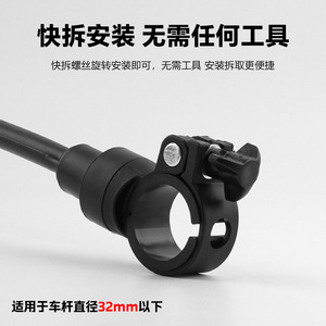 Rétroviseur réglable Yueli à lentille convexe pour montage sur guidon de vélo - Product Image 3