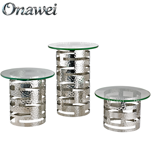 Onawei Autres fournitures hôtelières et de restauration, vente <span class=keywords><strong>en</strong></span> gros d'usine pour présentoir alimentaire, buffet, support à gâteau vertical <span class=keywords><strong>en</strong></span> acier inoxydable - Product Image 5