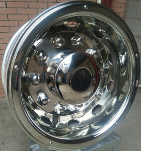 Tapacubos de 22.5 Pulgadas para Camión <span class=keywords><strong>Volvo</strong></span> SCANIA, Marca HUIYING, Certificación TS16949, Acero Inoxidable Atornillable - Product Image 4