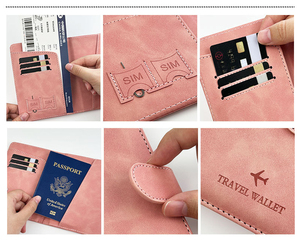 Portefeuille de voyage <span class=keywords><strong>en</strong></span> <span class=keywords><strong>cuir</strong></span> PU avec fermeture magnétique pour cartes de crédit et <span class=keywords><strong>passeport</strong></span> – Vente <span class=keywords><strong>en</strong></span> gros - Product Image 6