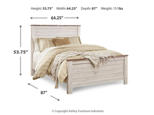 <span class=keywords><strong>Lit</strong></span> Queen Size à Panneaux, Style Ferme Française Rustique Vintage, Finition Chêne Charbon Sculpté à la Main, Tête <span class=keywords><strong>de</strong></span> <span class=keywords><strong>Lit</strong></span> Rembourrée et Éclairée - Product Image 6