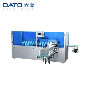 DATO DZH-100S fully automatic apple Corrugated carton Cardboard candy box make erector pack machine for vegetables and fruit