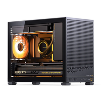 JONSBO D32 PRO m-atx casing Desktop PC Kompatibilitas tinggi casing Desktop Mini untuk casing PC Gaming mendukung MATX Back-Connect/BTF MB