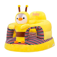 Ours Panda bébé apprendre à s'asseoir canapé avec dossier siège en peluche jouet Anti-goutte apprendre à s'asseoir canapé dessin animé chaise assise pour enfants