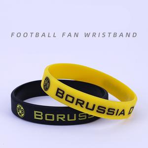 Pulsera de Silicona Personalizada con Logotipo de Club de Fútbol, Pulseras Deportivas Promocionales de Alta Calidad con Tinta en Relieve para Aficionados - Product Image 3