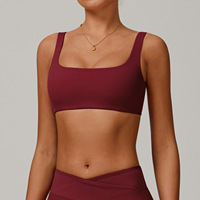 Soutien-gorge de sport dos nageur à séchage rapide pour femme, sensation seconde peau, soutien-gorge athlétique ajusté pour la course, la gym, le yoga et le quotidien, Style 9177