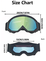 FBFU FBFU-MJ Lunettes de ski à monture intégrale avec logo personnalisé, cadre en PC léger, verres interchangeables, sports de neige, snowboard, cyclisme, plein air