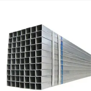 GI SHS galvanized rectangular steel profile 20*20mm galvanized square tubing prices