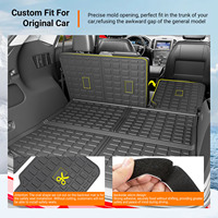 Tapetes para Piso Compatibles con Ford Edge 2015-2024, Tapete para Maletero, Tapete para Respaldo, TPE (Solo Compatible con Modelos de 5 Asientos)