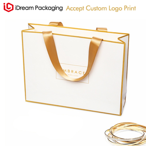 Sacs en papier personnalisés de luxe à bas prix pour le shopping, les cadeaux et l'emballage de vêtements <span class=keywords><strong>IDream</strong></span> - Product Image 2
