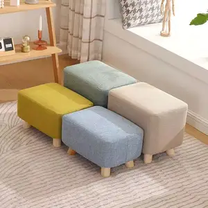 Nordico semplice tutta la vendita di mobili camera da letto rotondo sgabello minimalista pouf imbottito