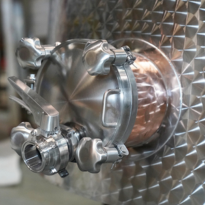 Équipement de distillerie industriel automatique personnalisé à vapeur avec alambic en cuivre pour la production de <span class=keywords><strong>gin</strong></span>, whisky, rhum, brandy et spiritueux - Product Image 4