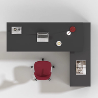 Tavoli da ufficio moderni ergonomici neri Sit To Stand elettrici regolabili in altezza Executive capo CEO Manager Desk