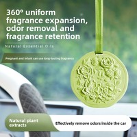 Désodorisant Portable en Plâtre pour Voiture, Évaporation Naturelle, Aromathérapie Parfumée pour Armoire, Réfrigérateur, Voiture, Élimination des Odeurs
