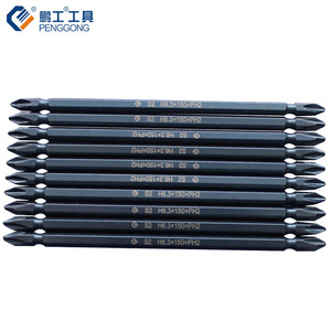 Penggong Double-ended Phillips Screwdriver Bits S2 6.3x150mm PH2 Magnetic Impact Drill Bits Set - Product Image 1
