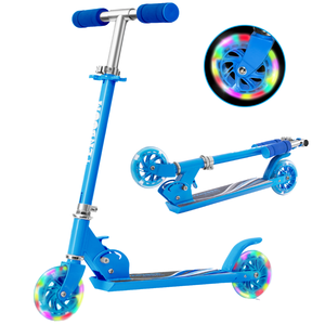 Meilleur Trottinette <span class=keywords><strong>Freestyle</strong></span> de Luxe Pliable à Deux Roues pour Extérieur, Modèle Débutant, avec Dispositif de Roue Planaire pour Stunt 360 et Skateboard - Product Image 2