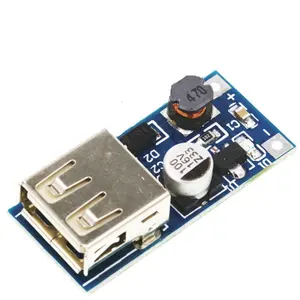 Papan sirkuit penguat USB, modul Step Up DC ke DC 0.9 V-5 V ke 5V 600mA