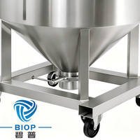 Réservoir de nitrogène liquide IBC 1000L en acier inoxydable 304 et acier au carbone, conteneur à pression, écologique, haute performance énergétique
