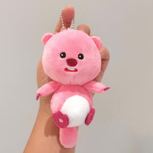 Peluche Piccola Bambola da Quattro Pollici, Simpatica <span class=keywords><strong>Volpe</strong></span> con Zaino a Testa <span class=keywords><strong>di</strong></span> Pesce, Portachiavi per Bambini - Product Image 5