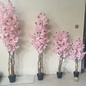Arbre de <span class=keywords><strong>cerisier</strong></span> artificiel réaliste <span class=keywords><strong>en</strong></span> soie, plante de sakura artificielle à faible entretien pour le hall, le patio et la décoration de mariage - Product Image 6
