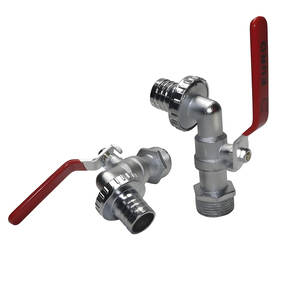 Robinet d'arrosage en alliage de zinc G1'' pour usage extérieur et intérieur, avec levier facile à ouvrir/fermer, vanne à boisseau sphérique pour l'approvisionnement en eau - Product Image 3