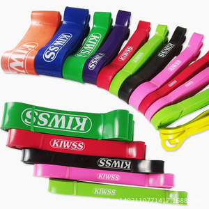 Bandes de résistance Kiwss, bandes élastiques de fitness, 0,5 mm-1,2 mm, entraînement complet du corps, yoga, étirements, équipement d'exercice - Product Image 1