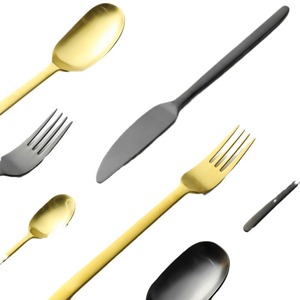 Juego de Cubiertos de Acero Inoxidable Industrial Jinhui 304, Juego de Cuchillo, Tenedor y Cuchara para Postre con Acabado Pulido Espejo, Estilo Occidental - Product Image 5