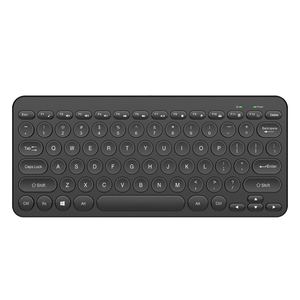 Jedel USB giá rẻ có dây chất lượng cao Mini Slim Bàn phím trò chơi bàn phím có dây K1000 + Vòng siêu mỏng 78-Key Mini văn phòng màu đen - Product Image 1