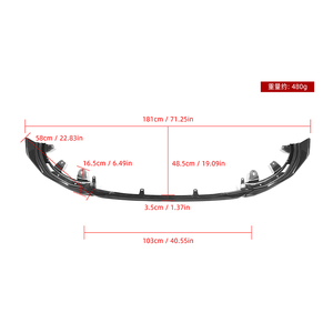 Splitter Anteriore in Fibra di Carbonio Aspirata a Secco <span class=keywords><strong>M</strong></span> Performance per <span class=keywords><strong>BMW</strong></span> Nuova Serie <span class=keywords><strong>2</strong></span> G42 Coupé <span class=keywords><strong>M</strong></span> Sports - Product Image 6