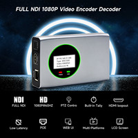 Codificador/Decodificador HDMI FULL NDI 1080P60, Convertidor HDMI a FULL NDI con Control POE/PTZ